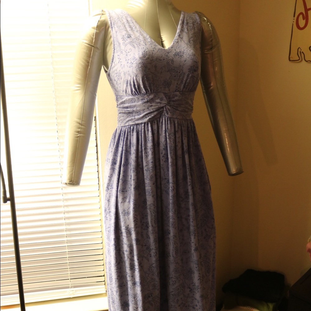 stretch cinched dress with pockets